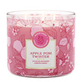 Apple Pom Twister 3-Wick Candle