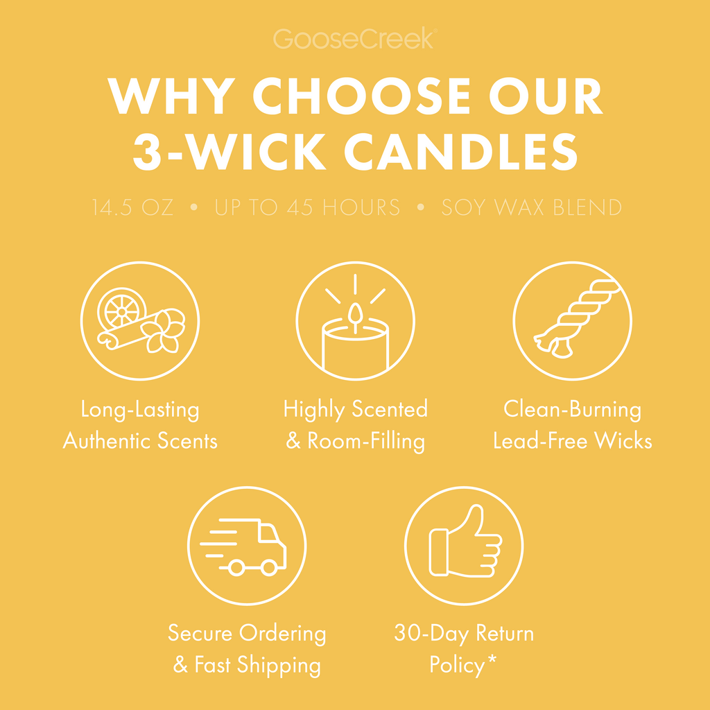 Backroad Blooms 3-Wick Candle