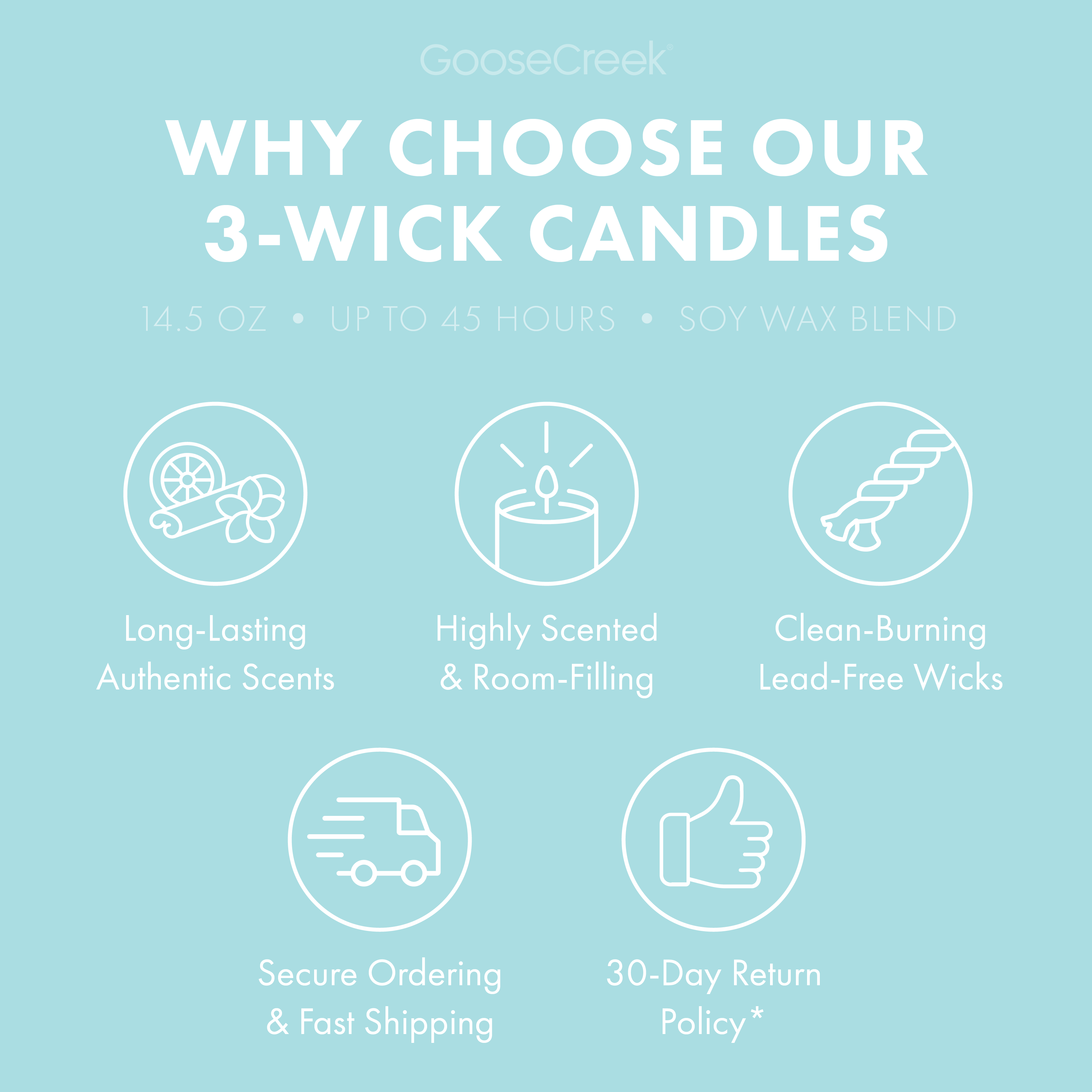Blueberry Bunnycream Large 3-Wick Candle