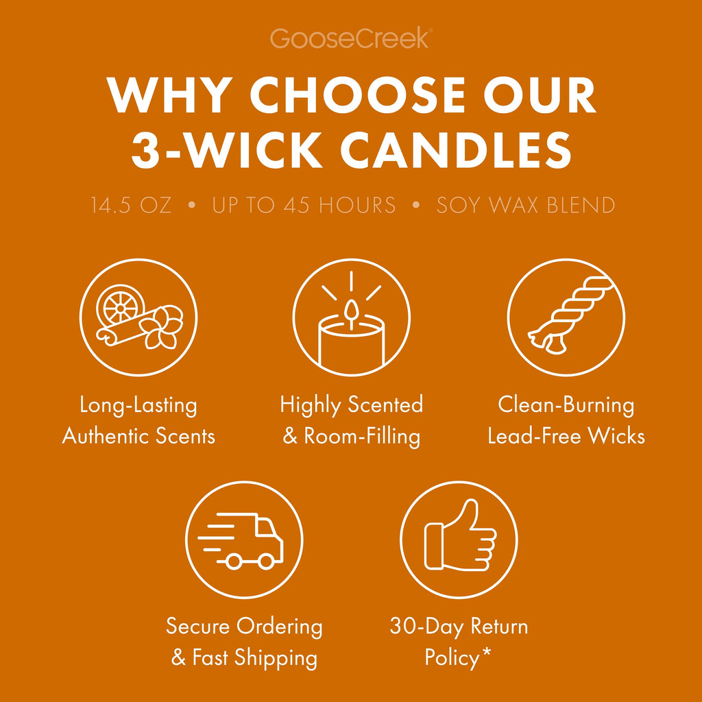 Butterscotch & Marshmallow Cream 3-Wick Candle