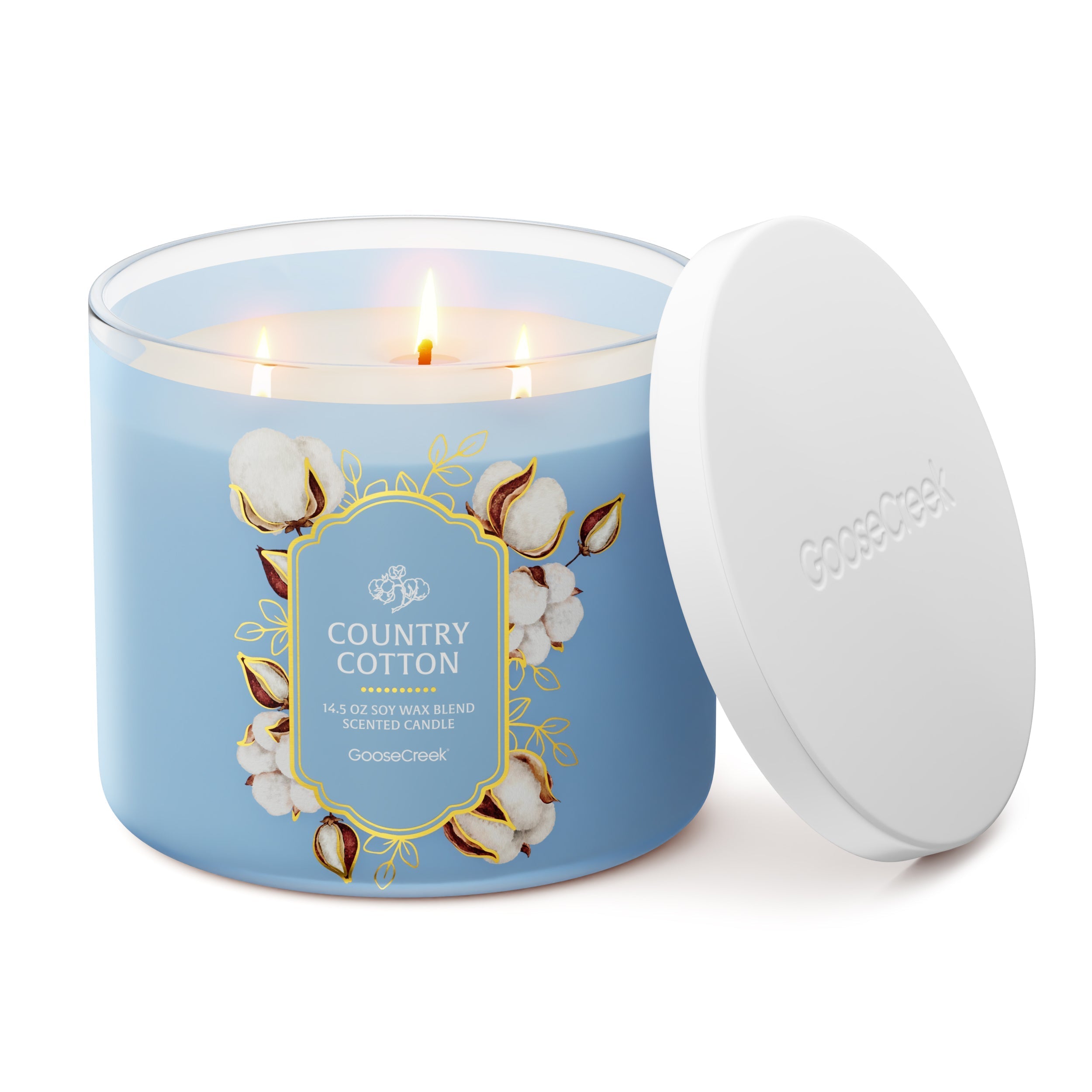 Country Cotton 3-Wick Candle