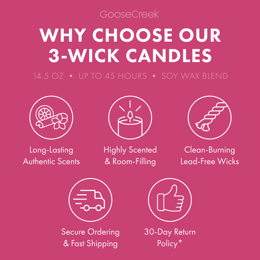 Hibiscus Orchid 3-Wick Candle