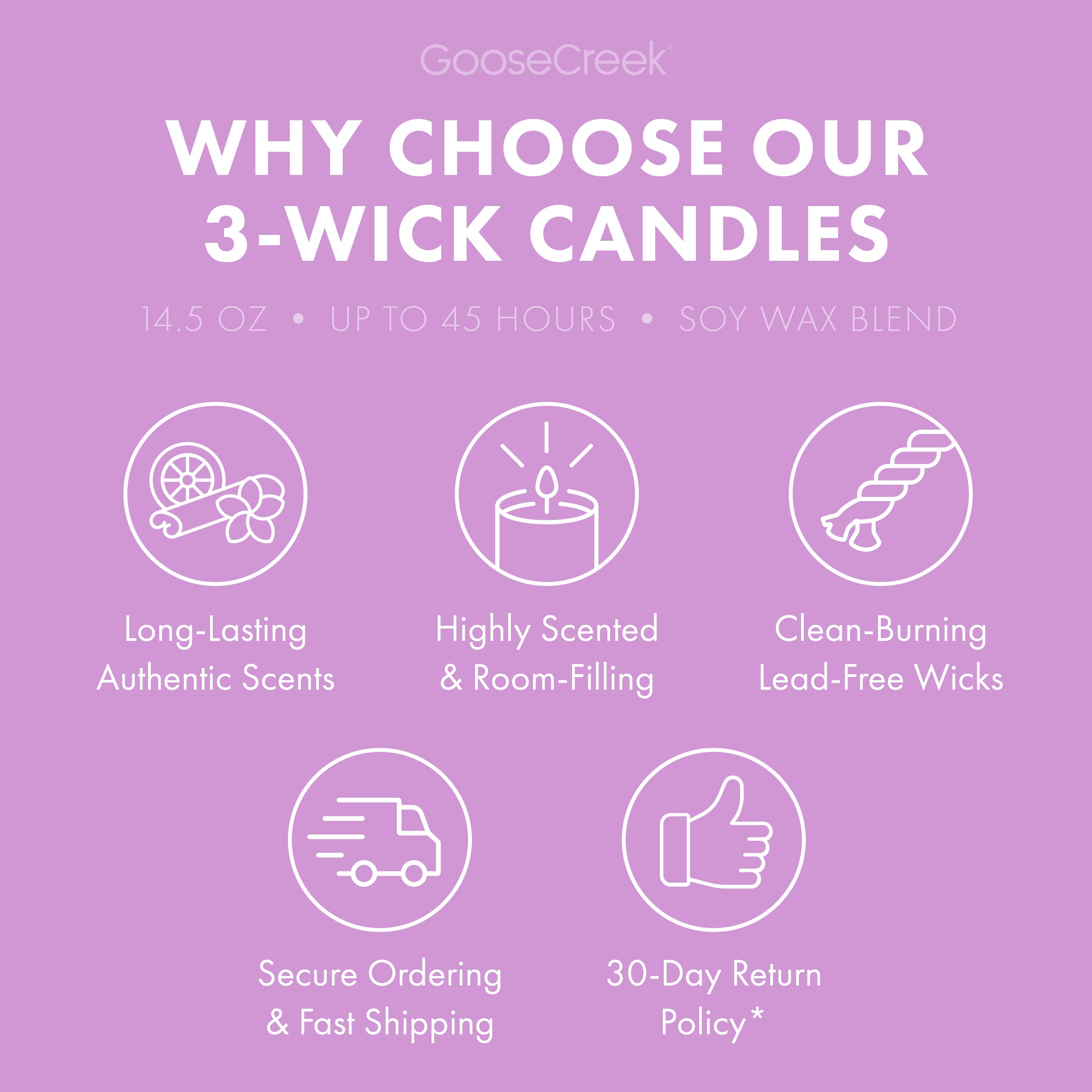 Lavender Twilight 3-Wick Candle
