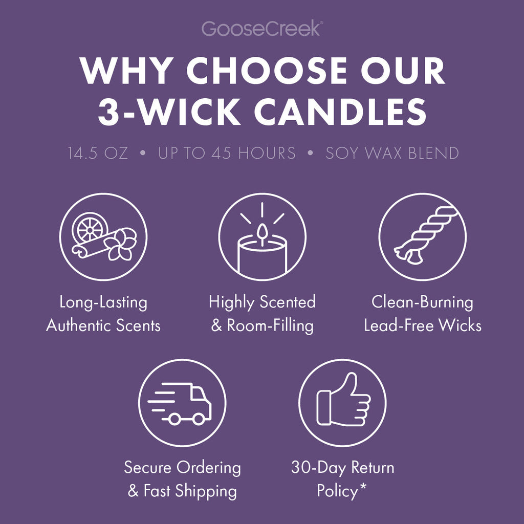 Lavender Vanilla 3-Wick Candle