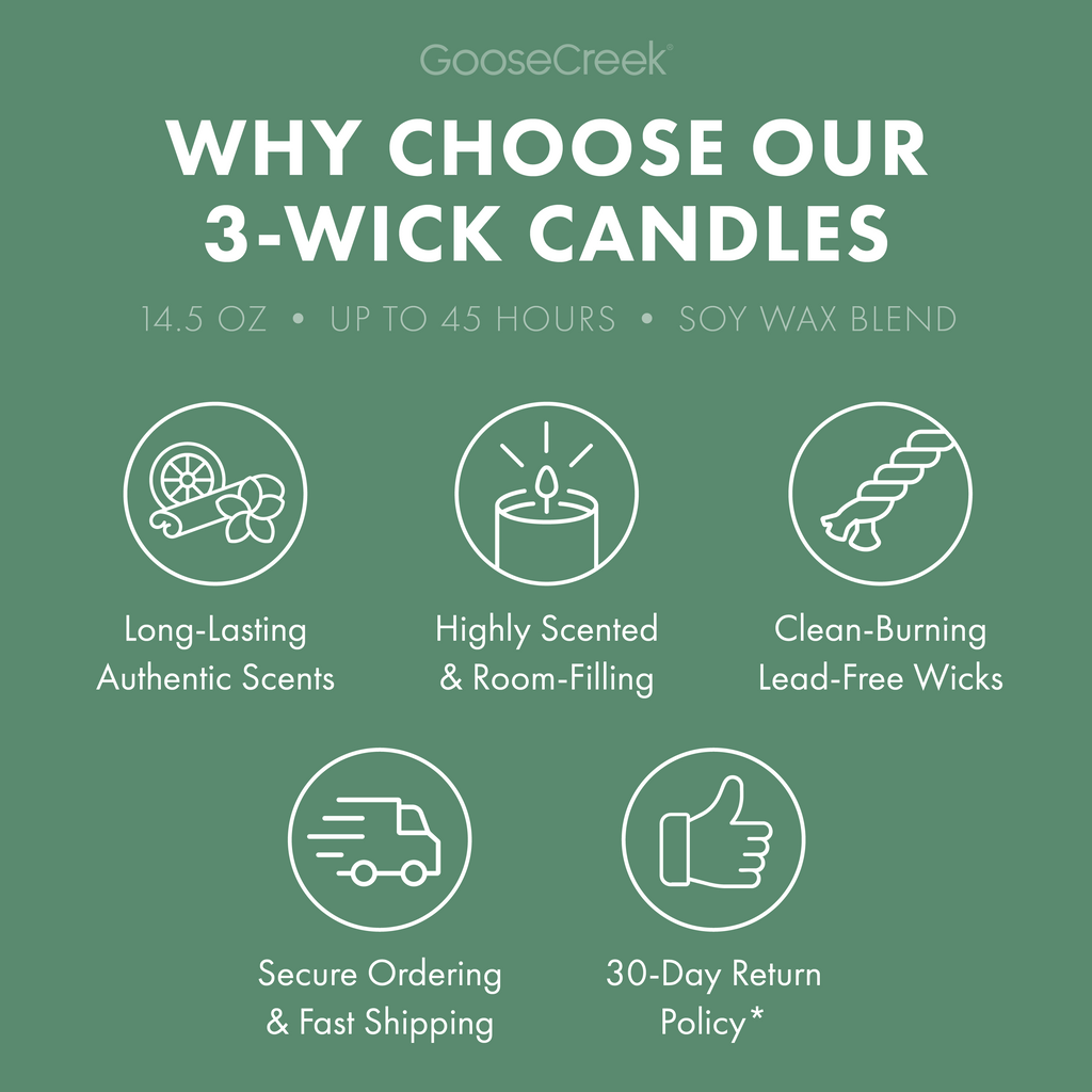 Meadow Wildflowers 3-Wick Candle