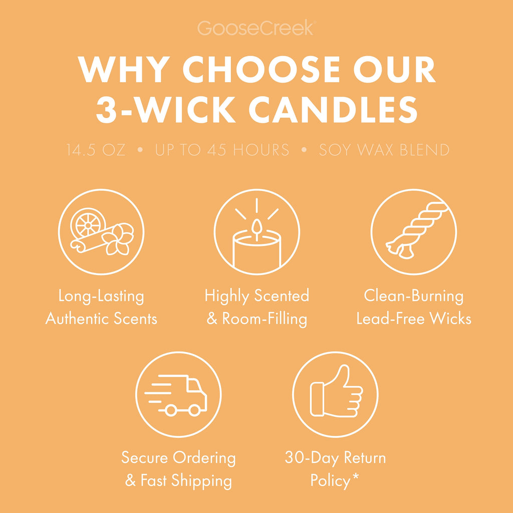 Orange Blossom 3-Wick Candle