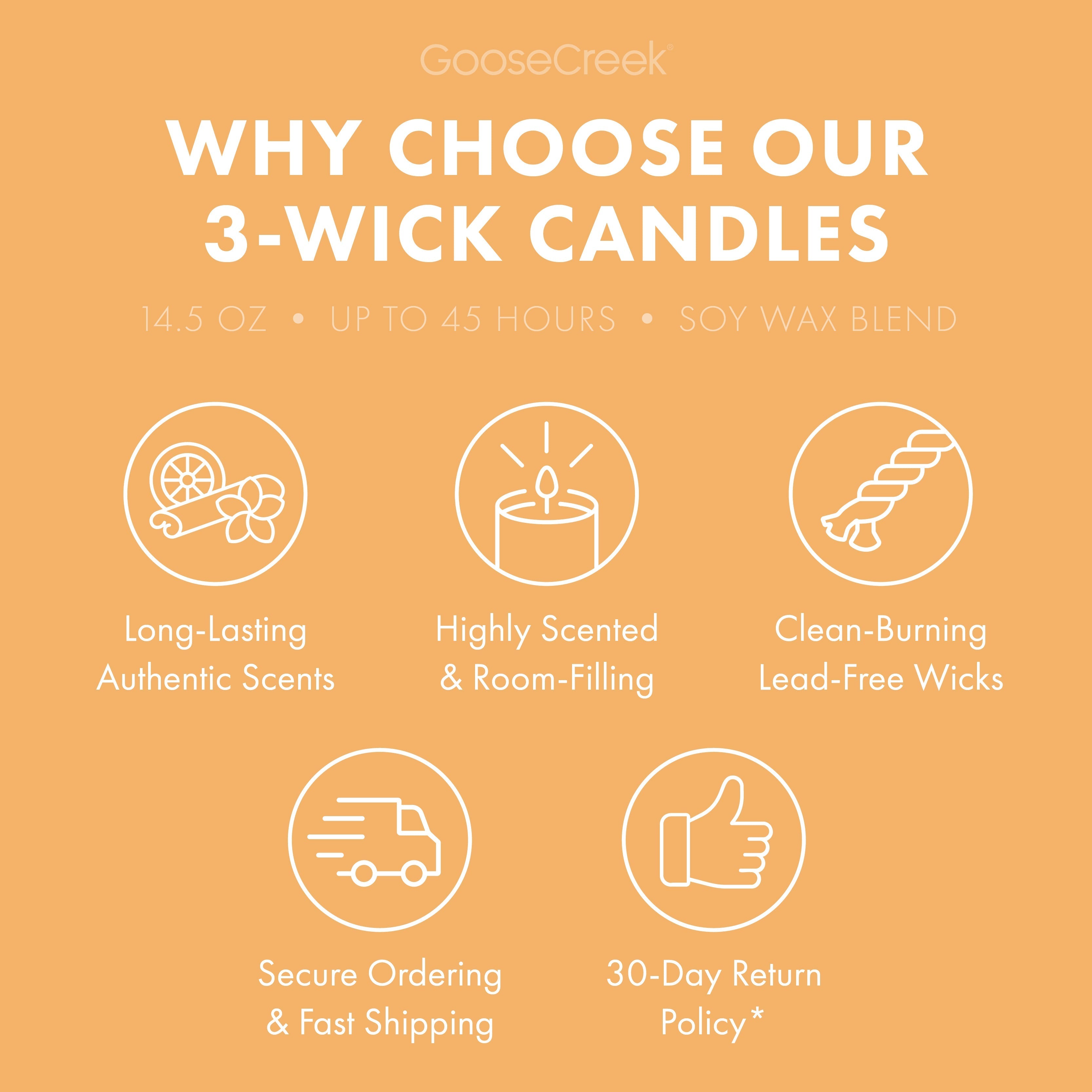 Orange Blossom 3-Wick Candle