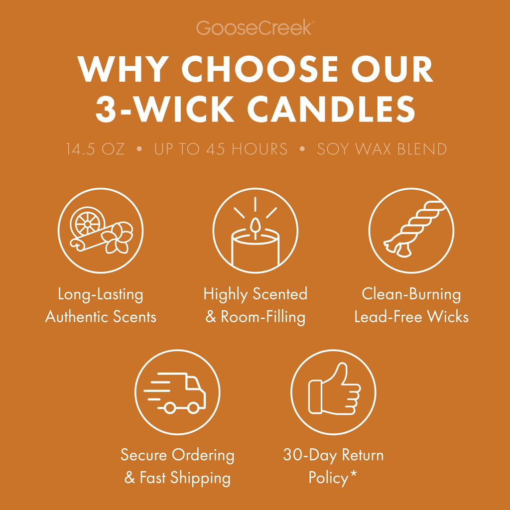 Peanut Butter Cookie 3-Wick Candle