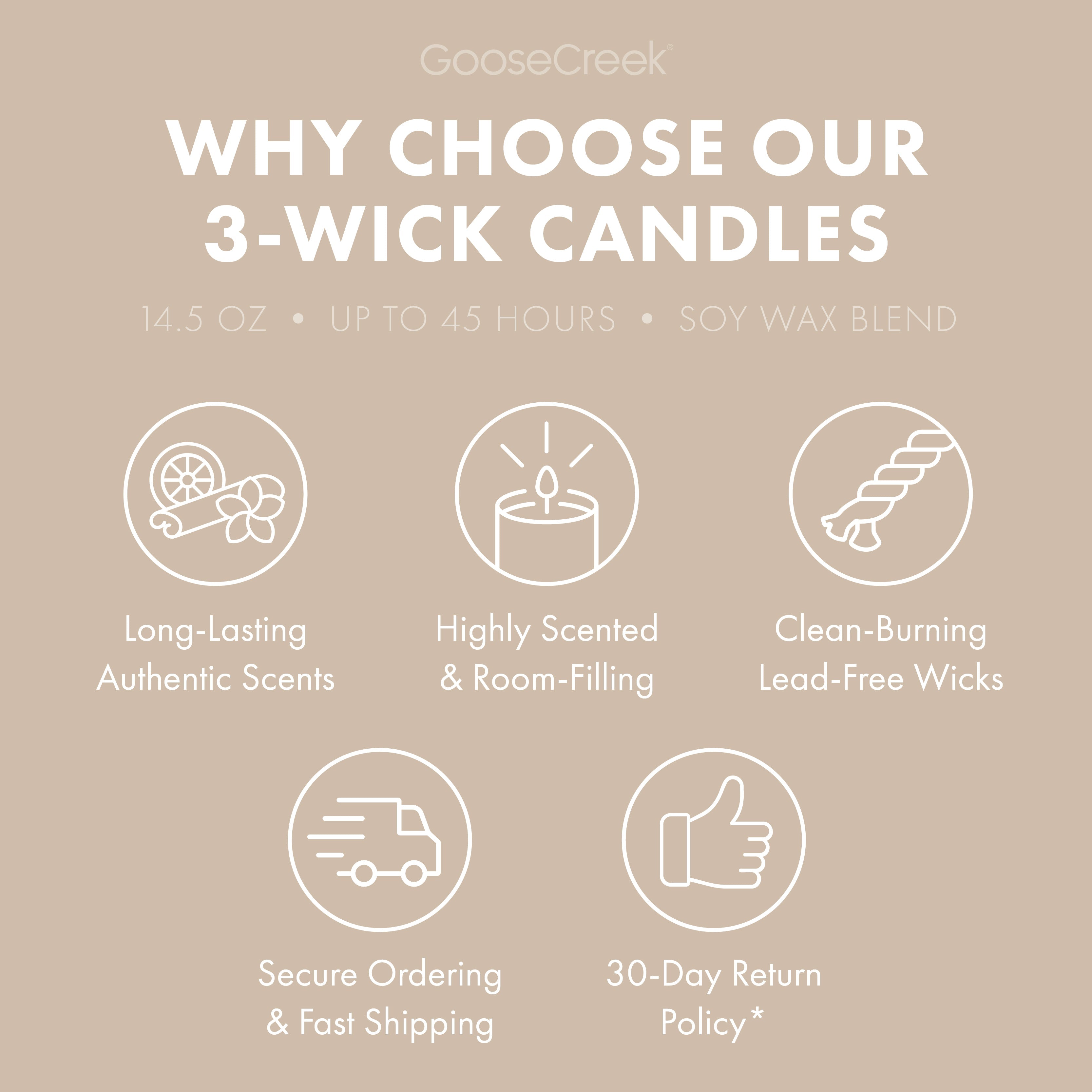 Pear & Vanilla Cream 3-Wick Candle