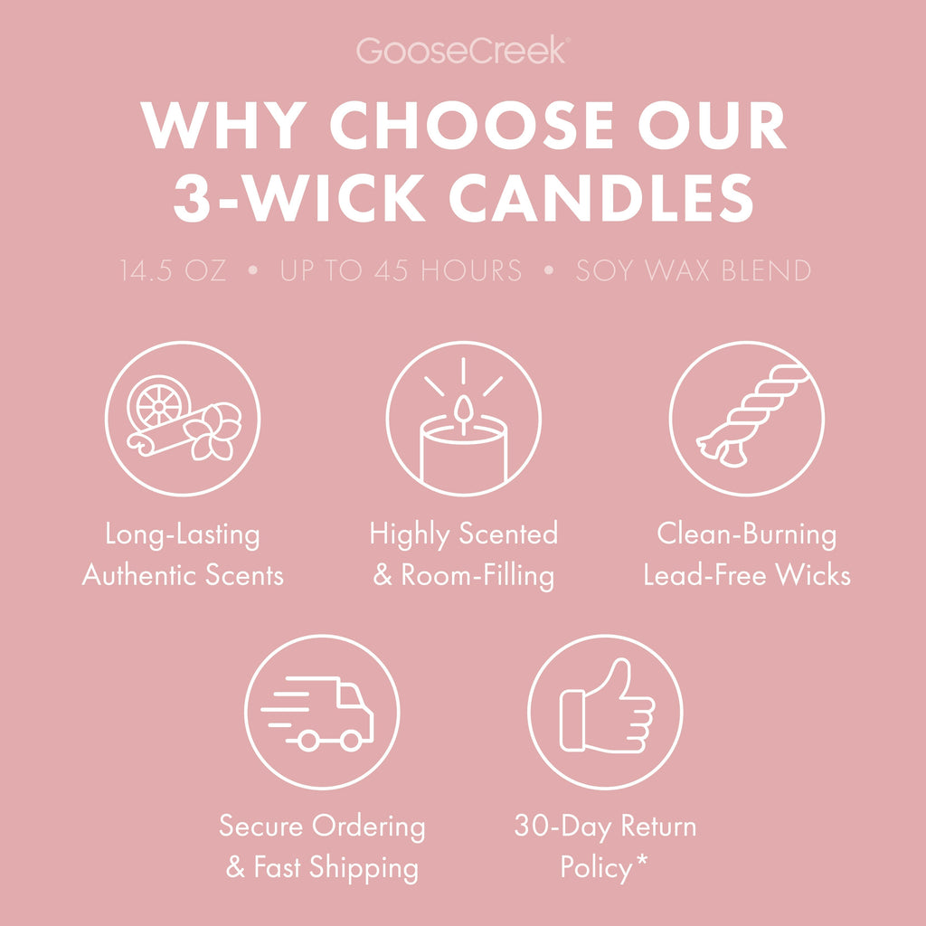Pink Beach 3-Wick Candle