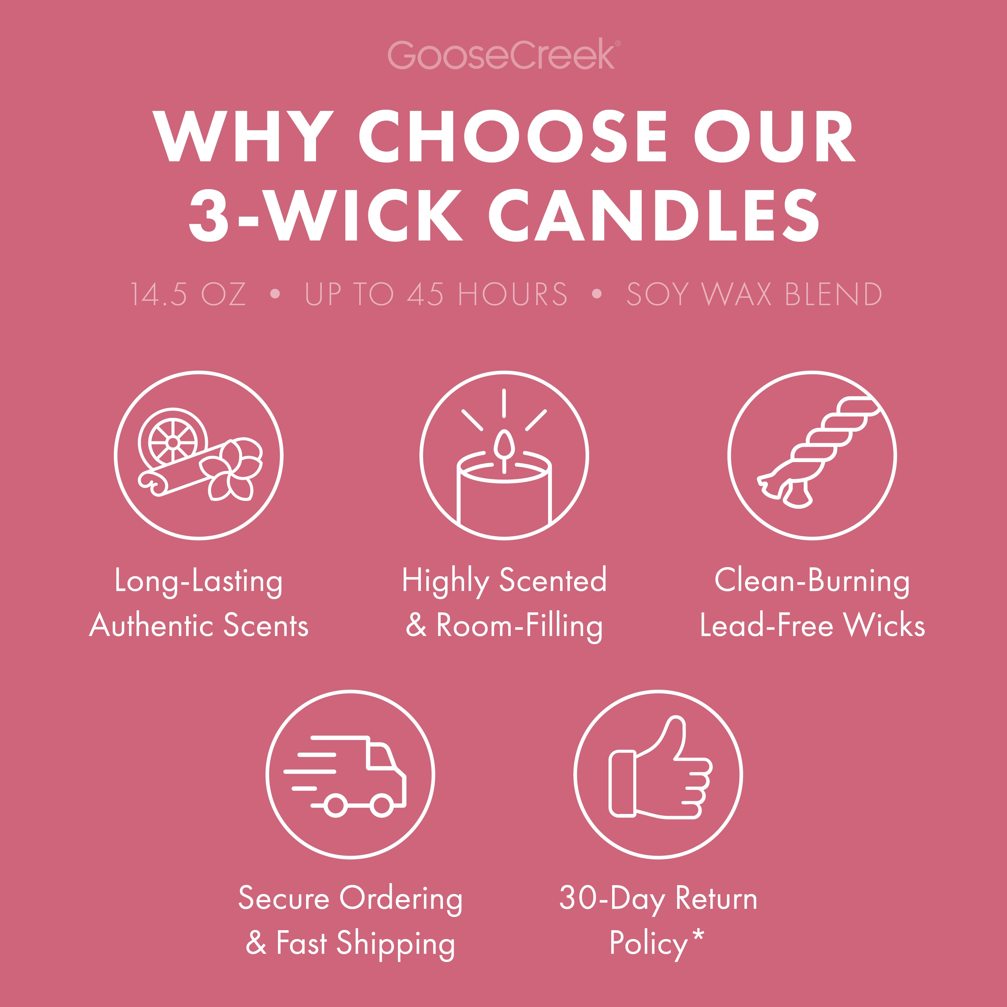 Raspberry Sorbet 3-Wick Candle