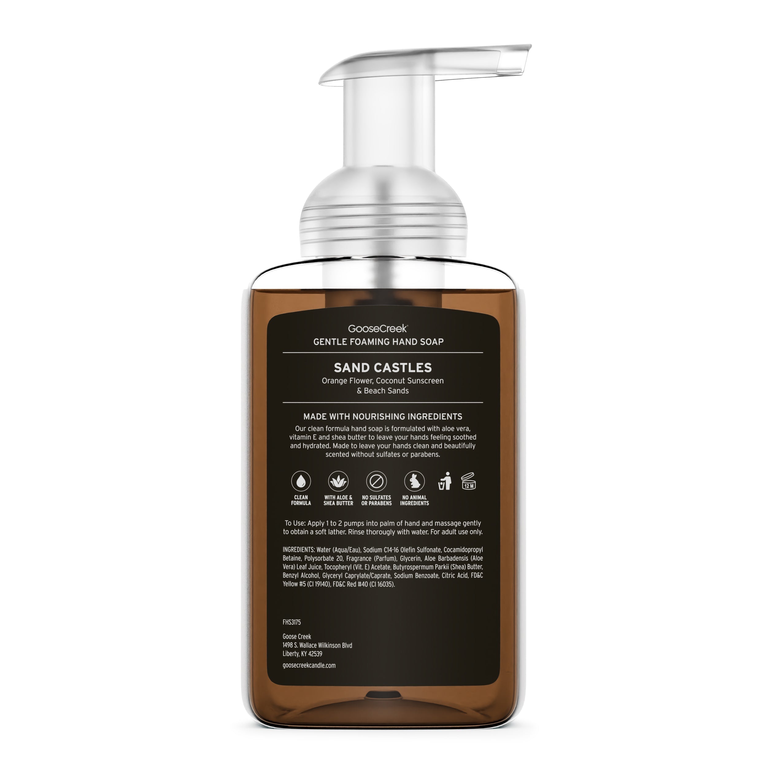 Sand Castles Lush Foaming Hand Soap