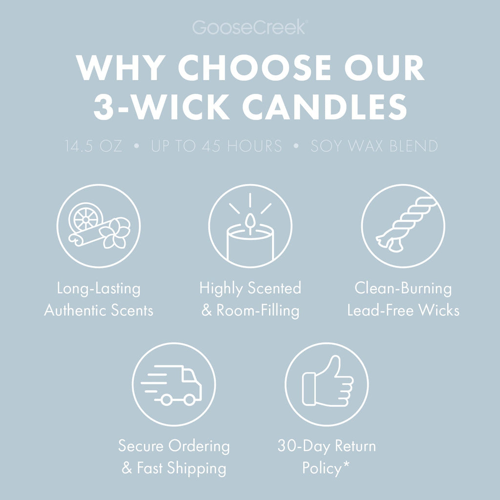 Soft Linen Breeze 3-Wick Candle