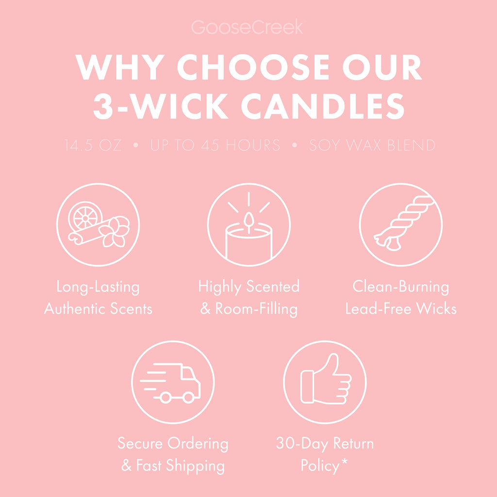 Strawberry Sponge Cake 3-Wick Candle