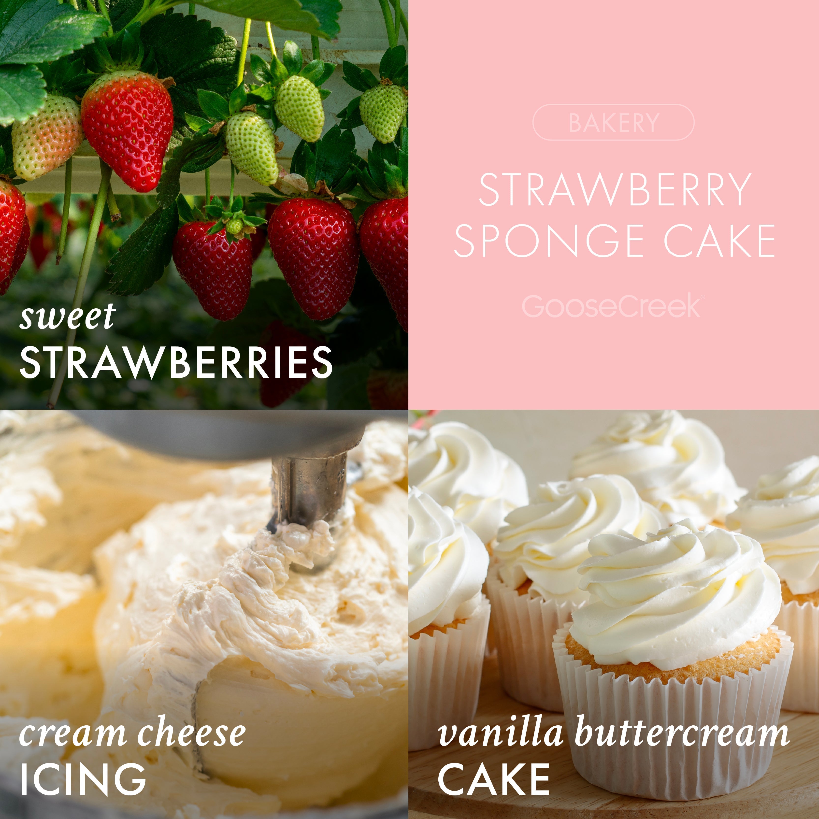 Strawberry Sponge Cake 7oz Single Wick Candle