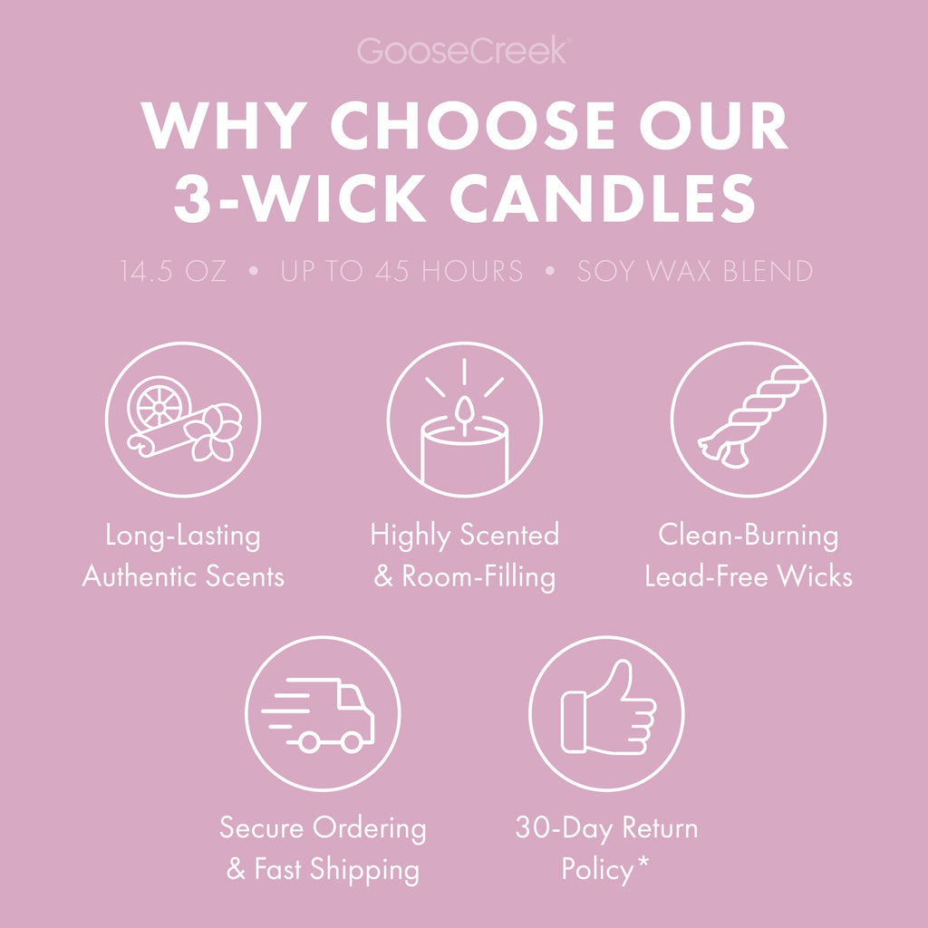 Sweet Pea Large 3-Wick Candle