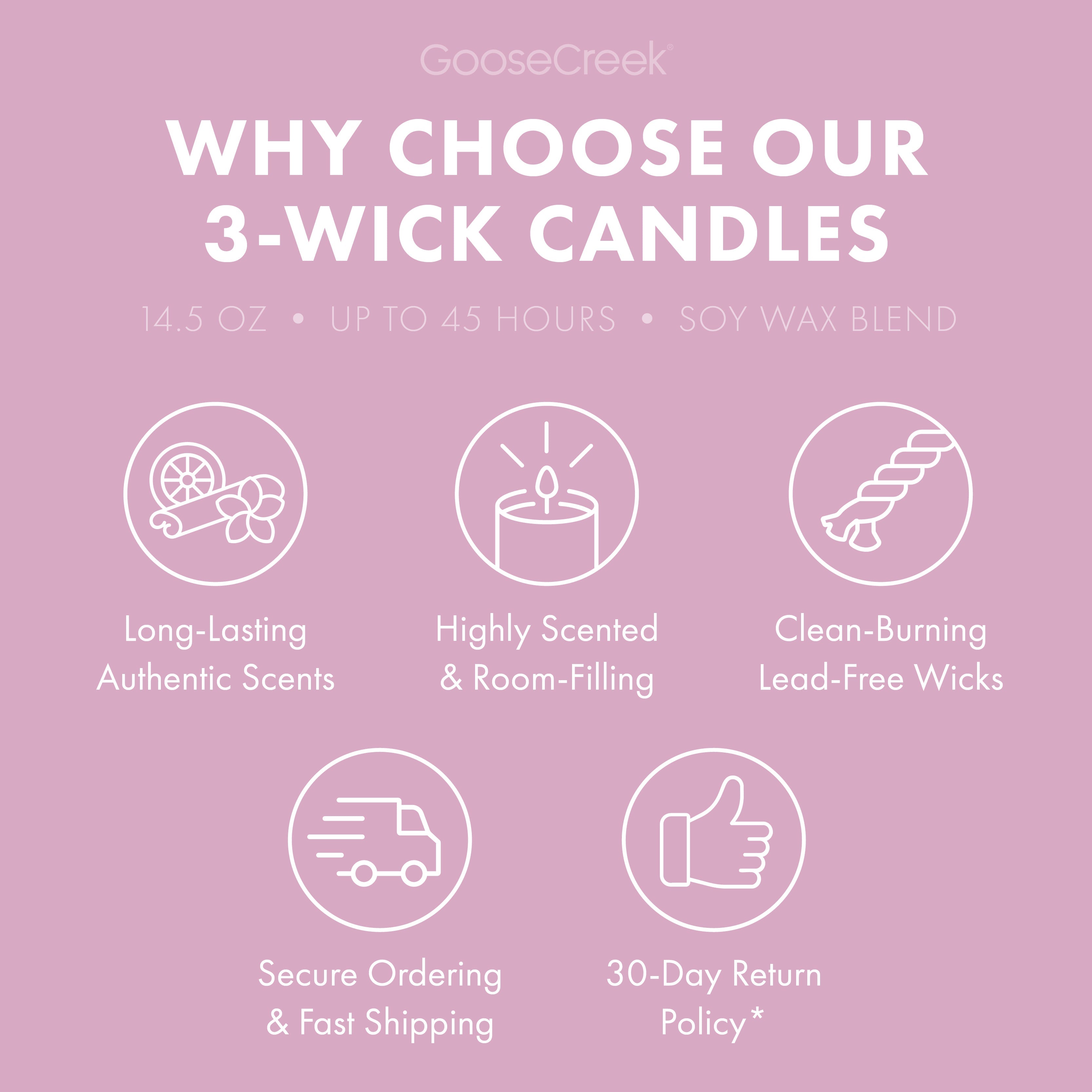 Sweet Pea Large 3-Wick Candle