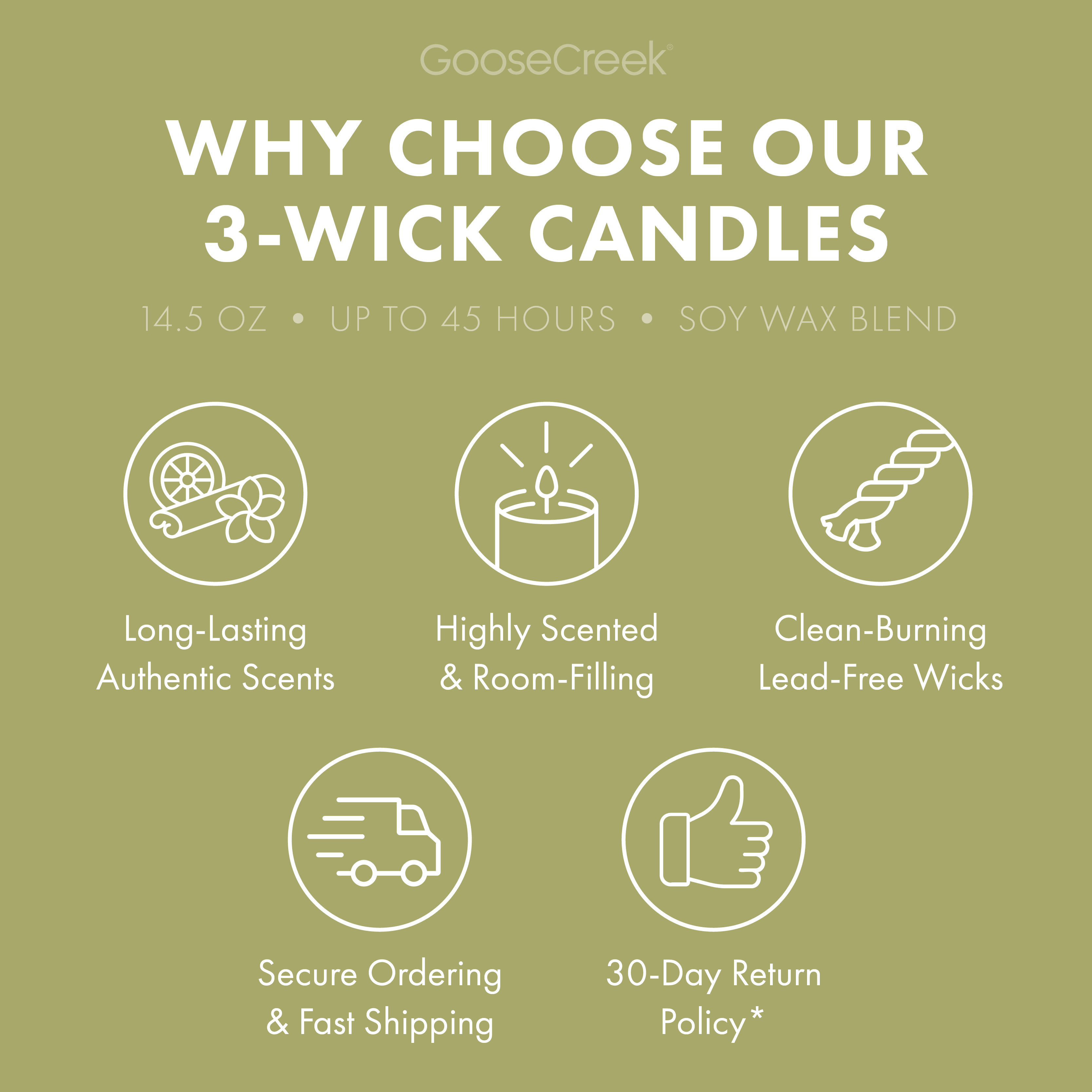 Vanilla Cloud Large 3-Wick Candle