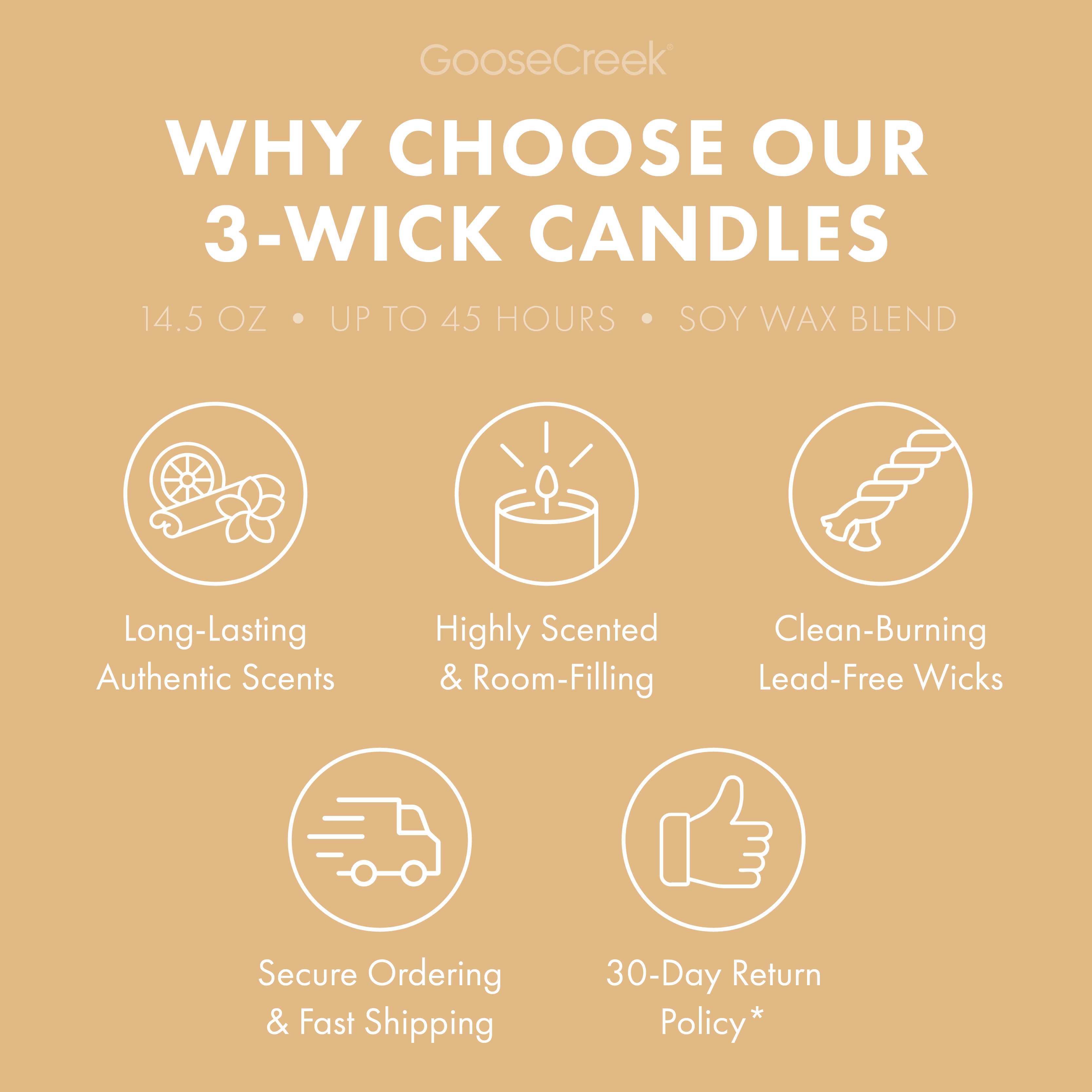 Warm Donut Sugar 3-Wick Candle